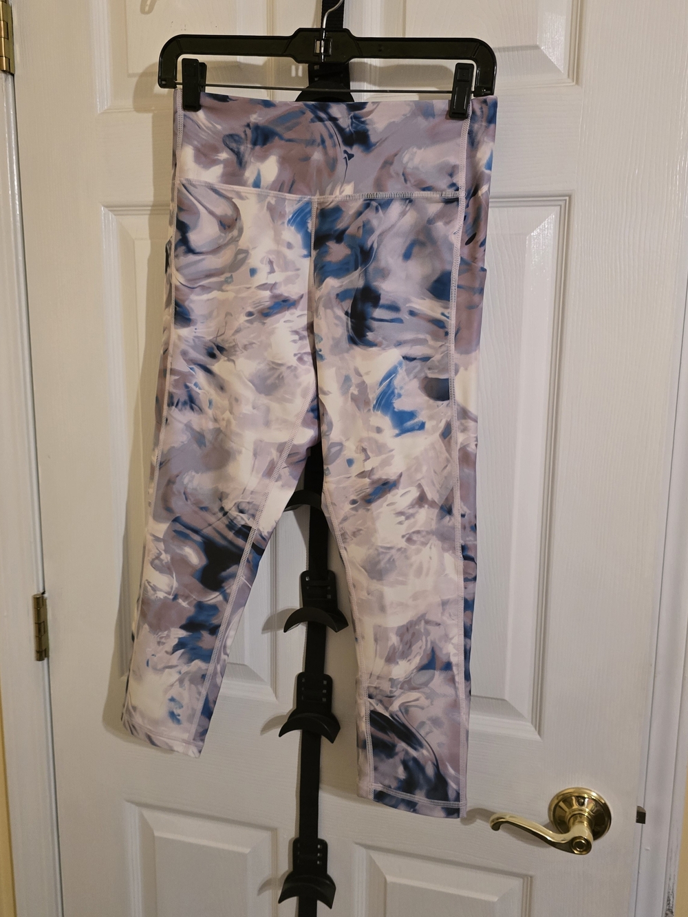 Tek Gear Women's Capri Leggings in Blue, Purple, White